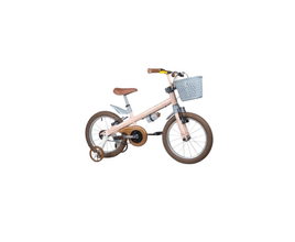 Bicicleta Nathor Infantil Aro 16 Com Rodinhas Antonella Rosa
