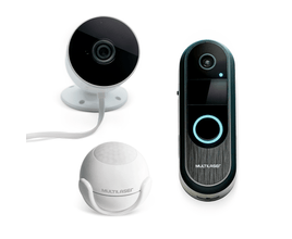 Combo Segurança - Câmera Externa com Vídeo Porteiro e Sensor de Presença Liv - SE222K
