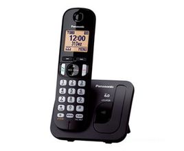 Telefone sem  Fio Panasonic Dect.6, Identificador de Chamadas, Teclado Luminoso, Display 1.6" - KX-TGC210LBB