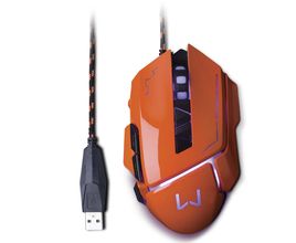 Warrior Ivor Mouse Gamer 3200DPI Laranja - MO263X [Reembalado]